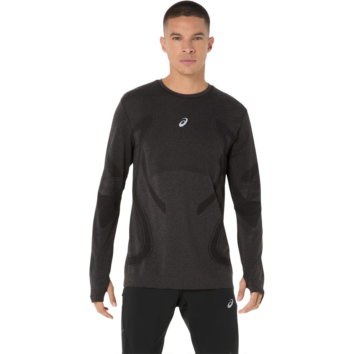 ASICS Road Seamless Langærmet Løbe T-shirt Herre Black