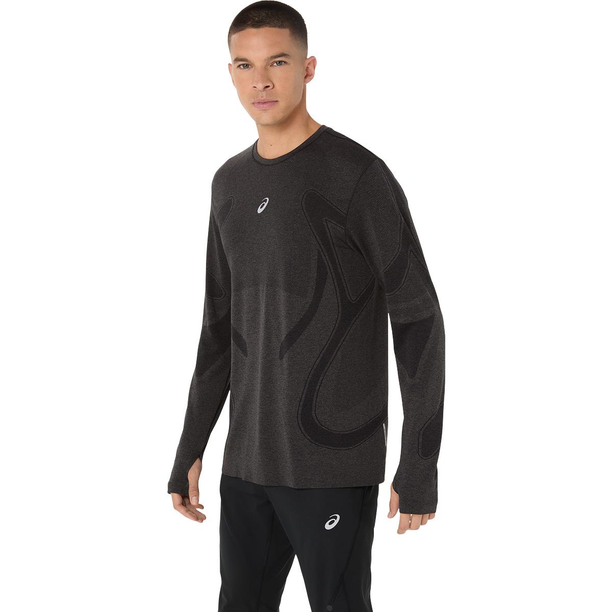 ASICS Road Seamless Langærmet Løbe T-shirt Herre Black