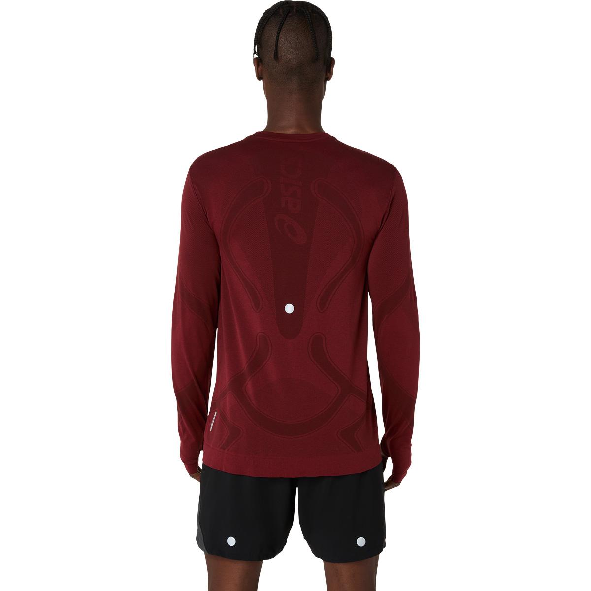 ASICS Road Seamless Langærmet Løbe T-shirt Herre Bordeaux