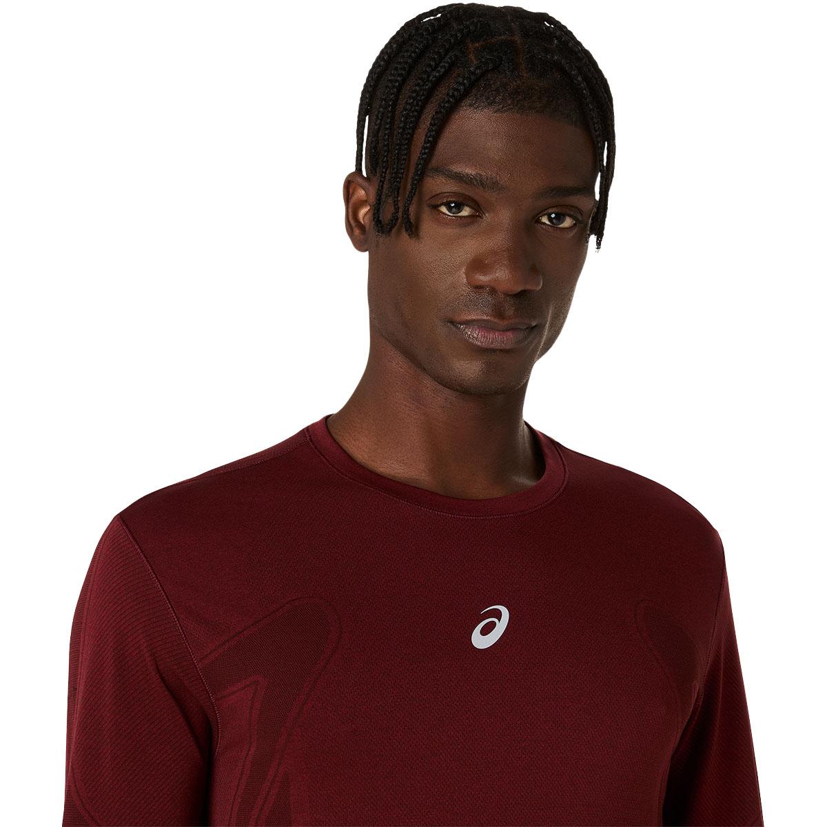 ASICS Road Seamless Langærmet Løbe T-shirt Herre Bordeaux