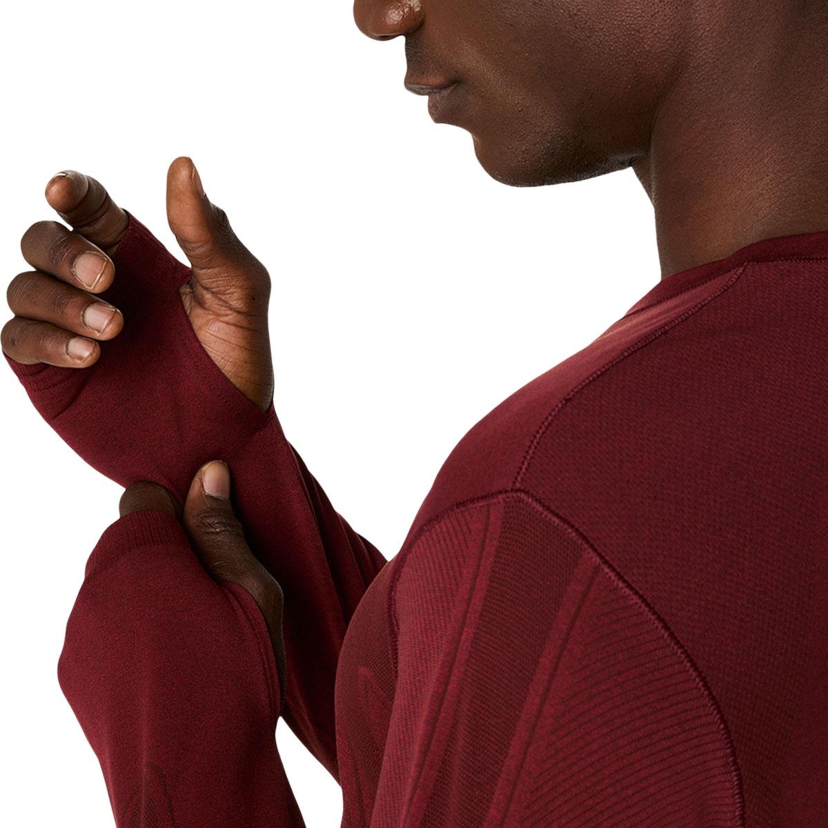 ASICS Road Seamless Langærmet Løbe T-shirt Herre Bordeaux