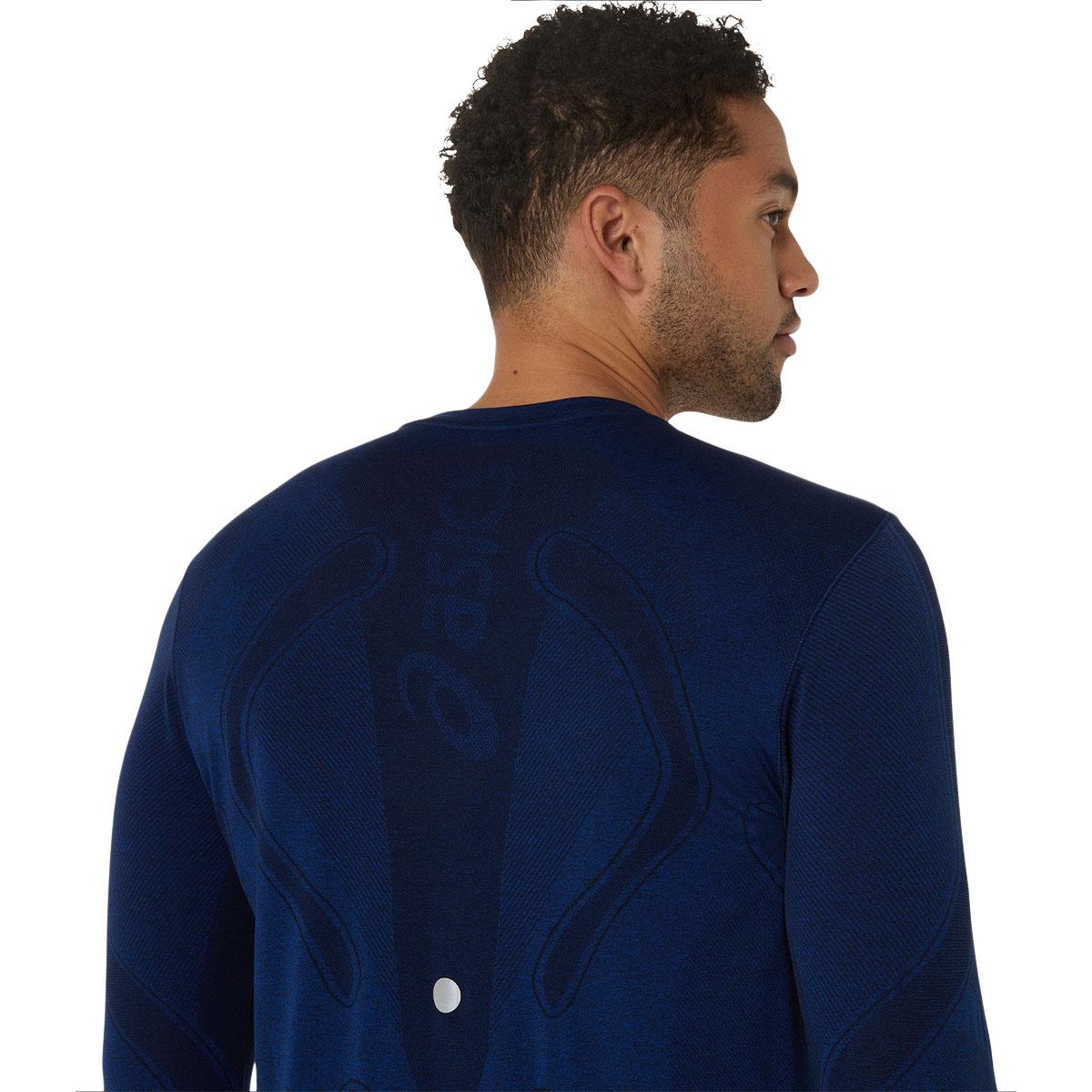 ASICS Road Seamless Langærmet Løbe T-shirt Herre Navy