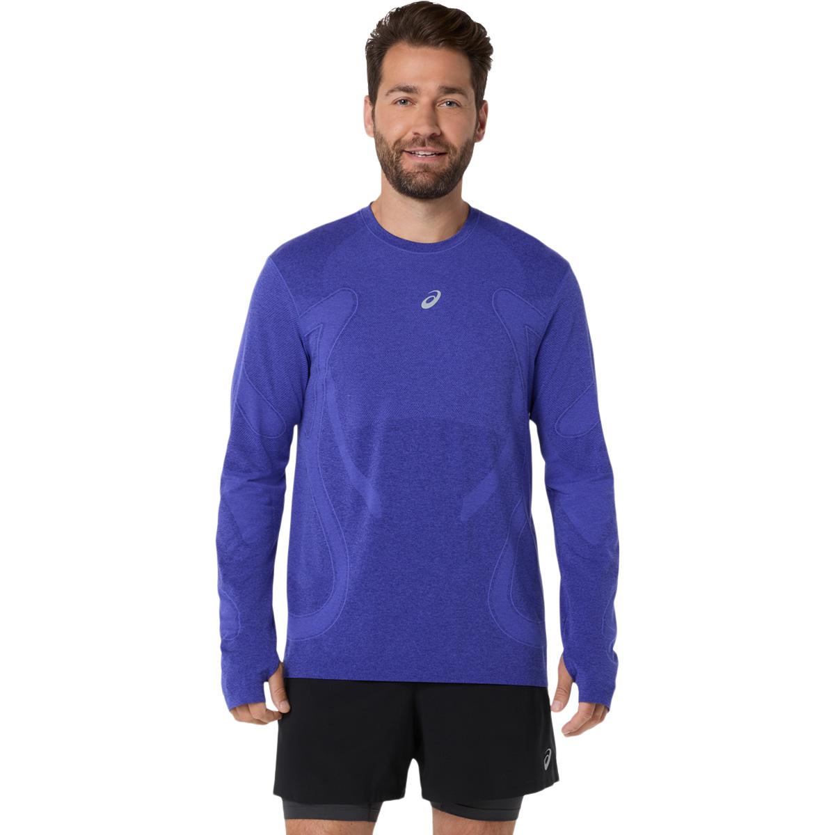 ASICS Road Seamless Langærmet Løbe T-shirt Herre Blue