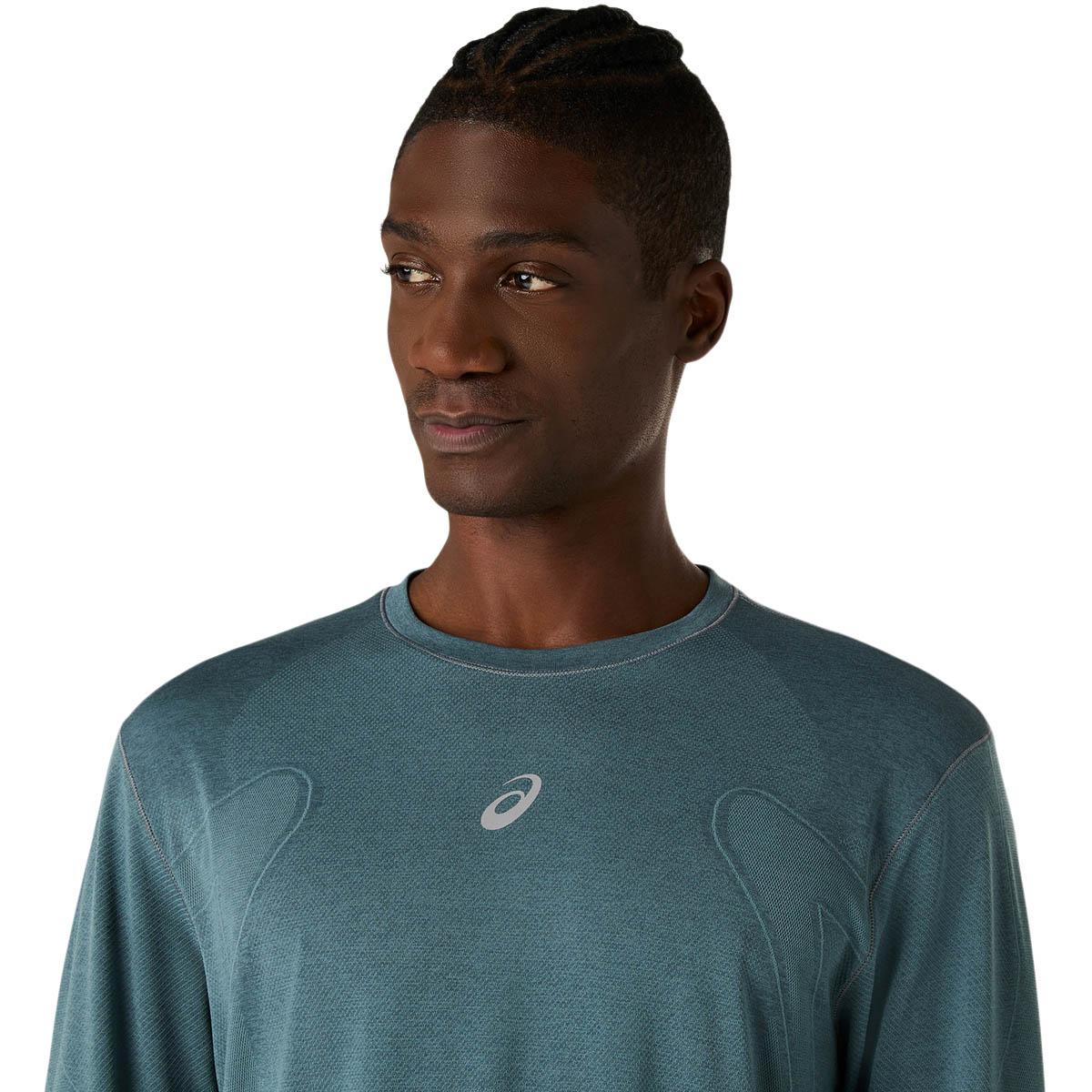 ASICS Road Seamless Langærmet Løbe T-shirt Herre FOGGY TEAL