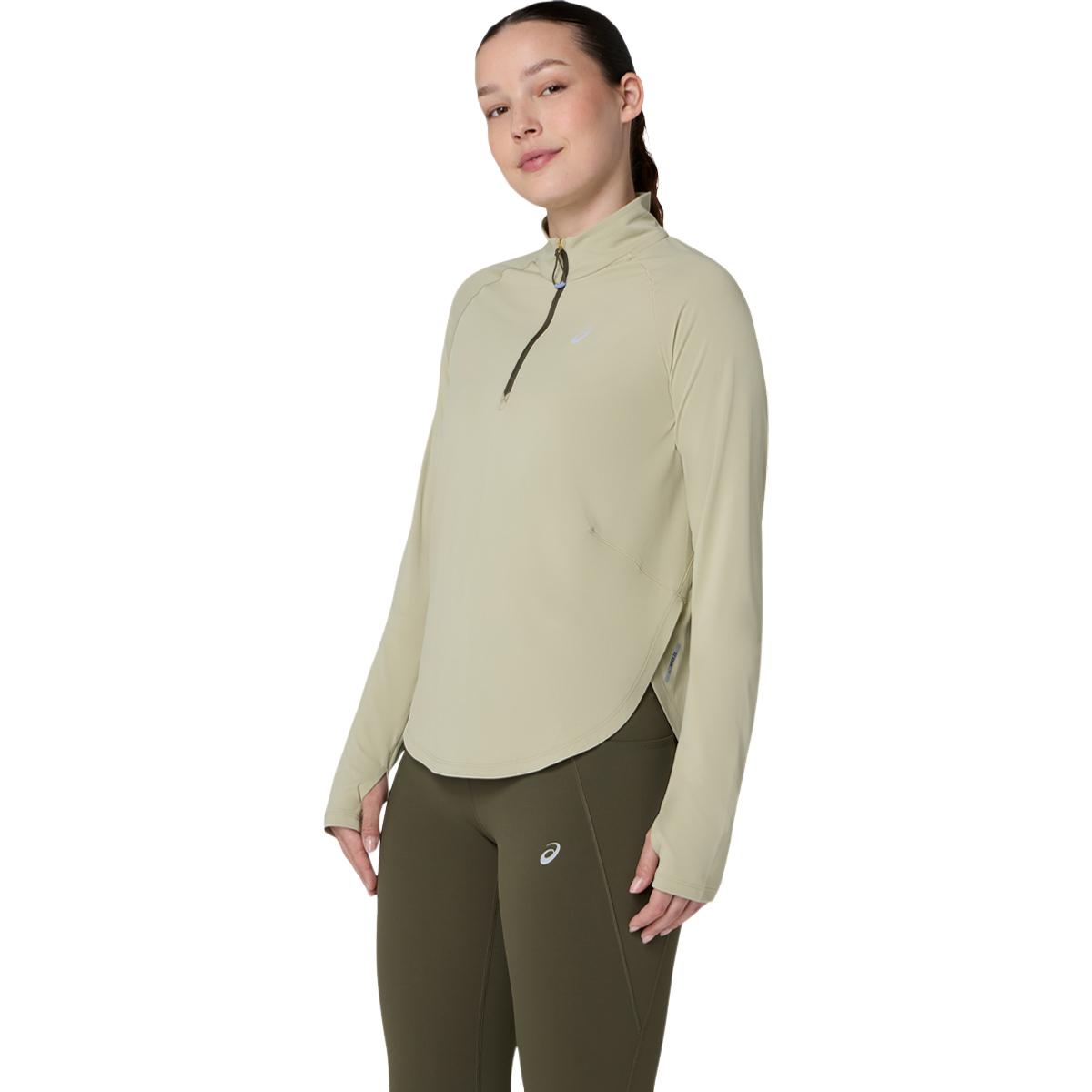 ASICS Nagino Run Half Zip Løpetrøye Dame Green