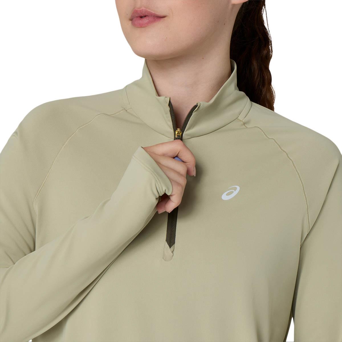 ASICS Nagino Run Half Zip Løpetrøye Dame Green