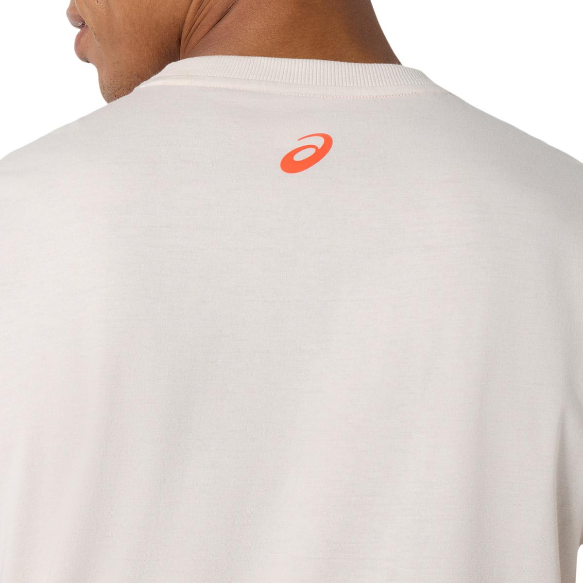 ASICS Court Core Graphic Tennis T-skjorte Herre SOFT OAT