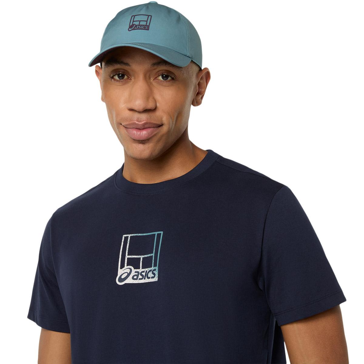 ASICS Court Core Graphic Tennis T-skjorte Herre MIDNIGHT