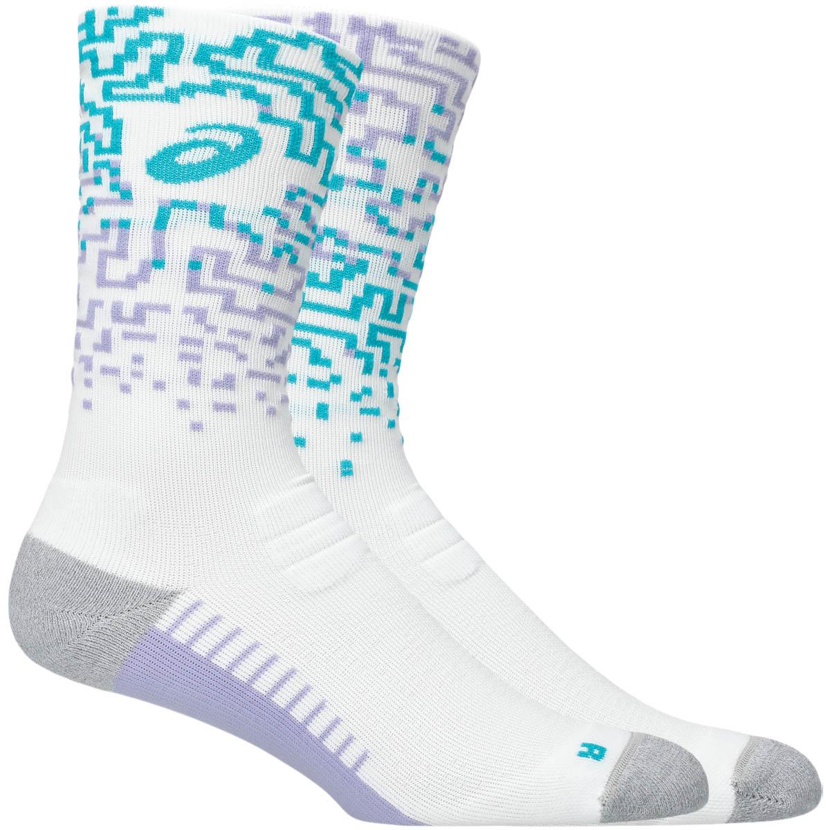 ASICS Performance Run Løpesokker WHITE/ENERGY AQUA/FRESH AIR