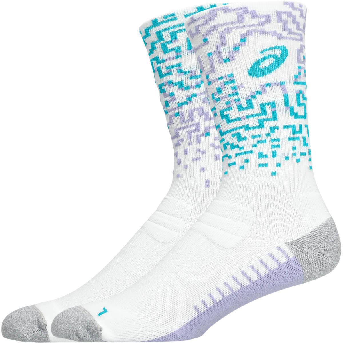 ASICS Performance Run Løpesokker WHITE/ENERGY AQUA/FRESH AIR