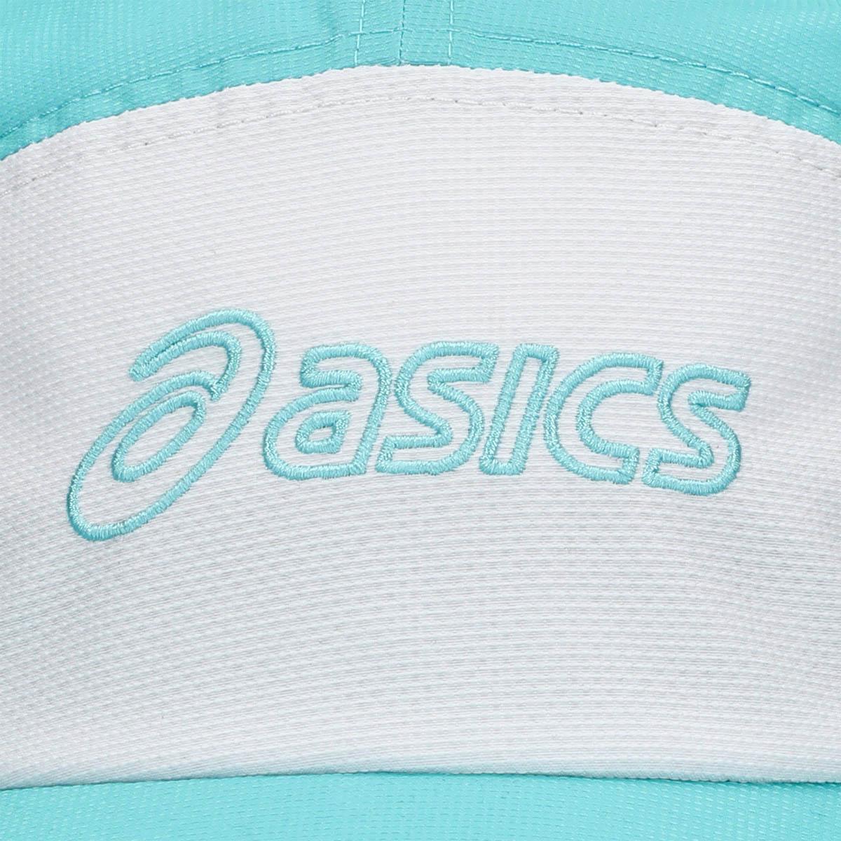 ASICS Performance Running 5 Panel Løbe Cap ENERGY AQUA/WHITE