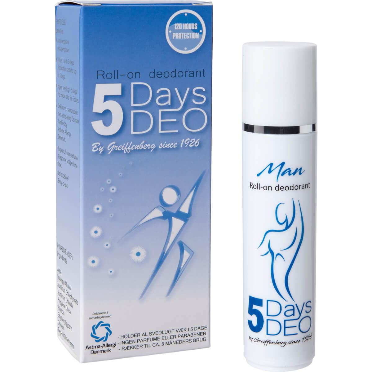 Safety5 5Days Deodorant Men