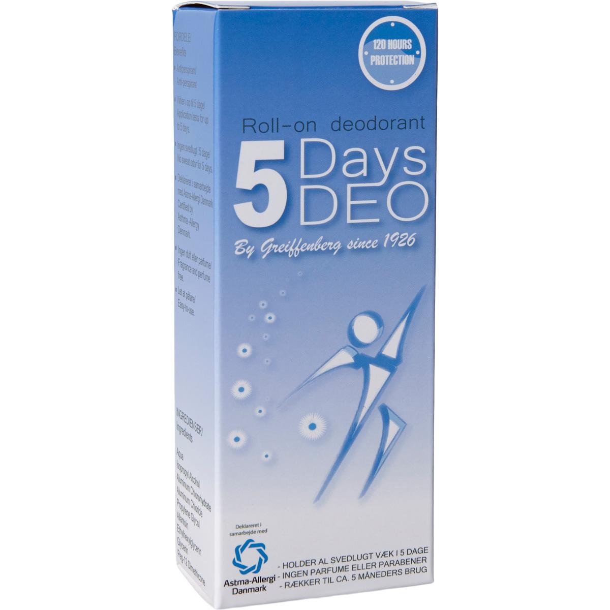 Safety5 5Days Deodorant Men