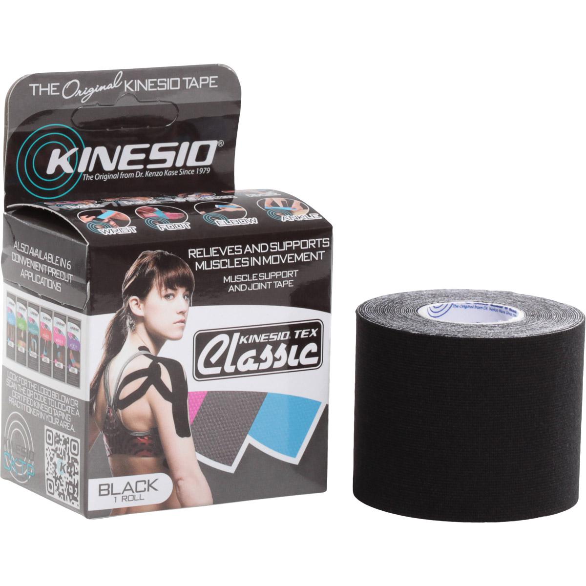 KINESIO Tex Classic 5 cm x 4 m Tape Black