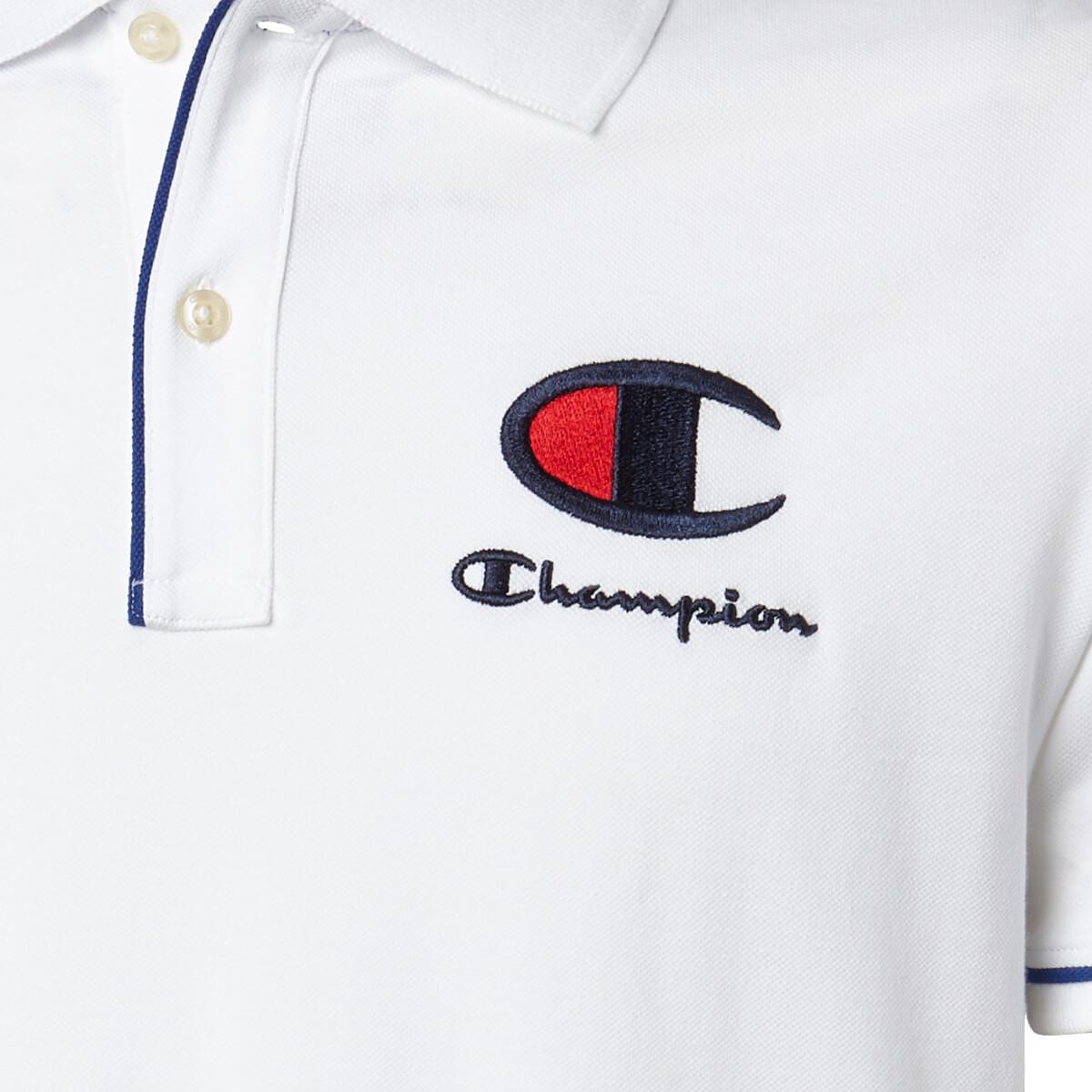 Champion Logo Polo T-skjorte Herre White