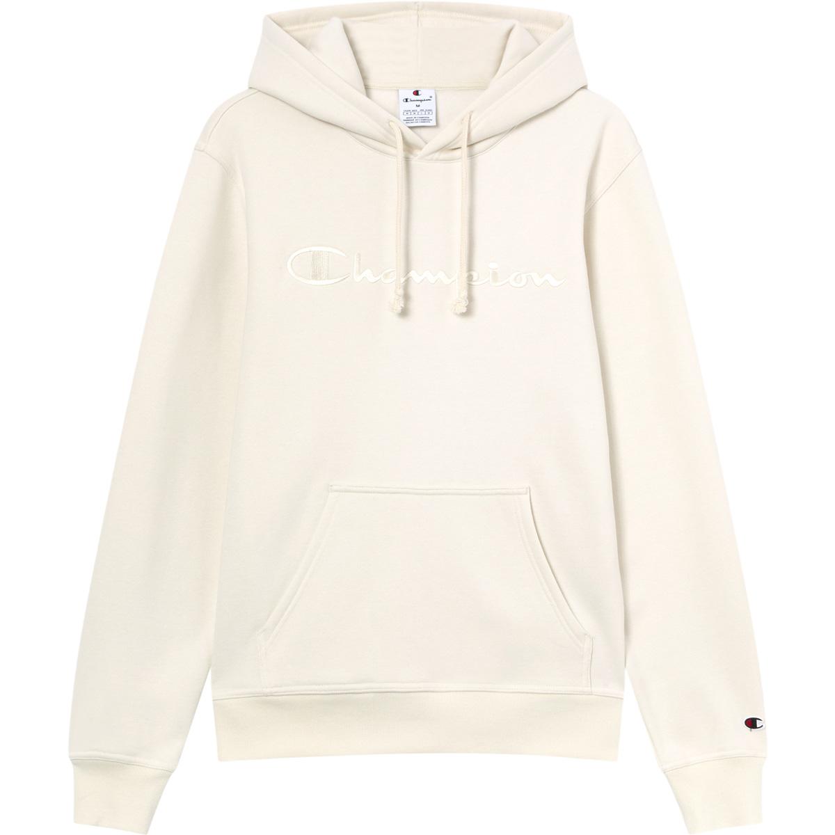 Champion Tonal Big Logo Hettegenser Herre White