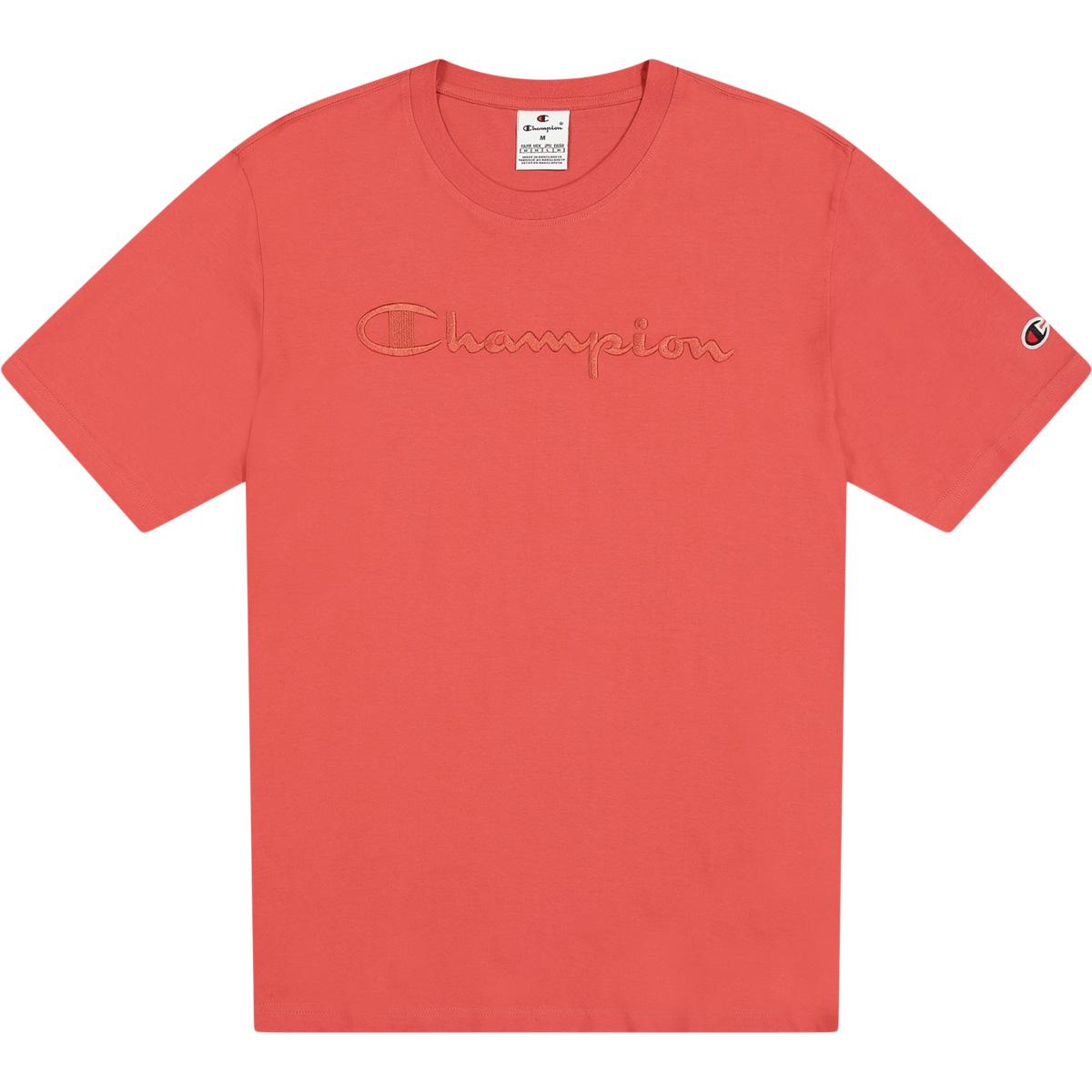 Champion Tonal Big Logo T-skjorte Herre COSY BRICK RED