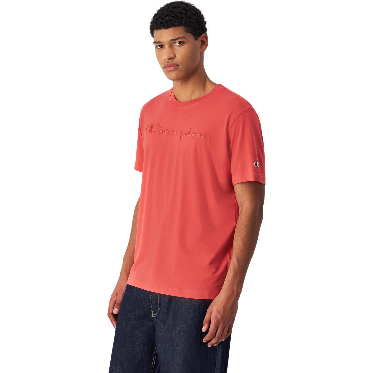 Champion Tonal Big Logo T-skjorte Herre COSY BRICK RED