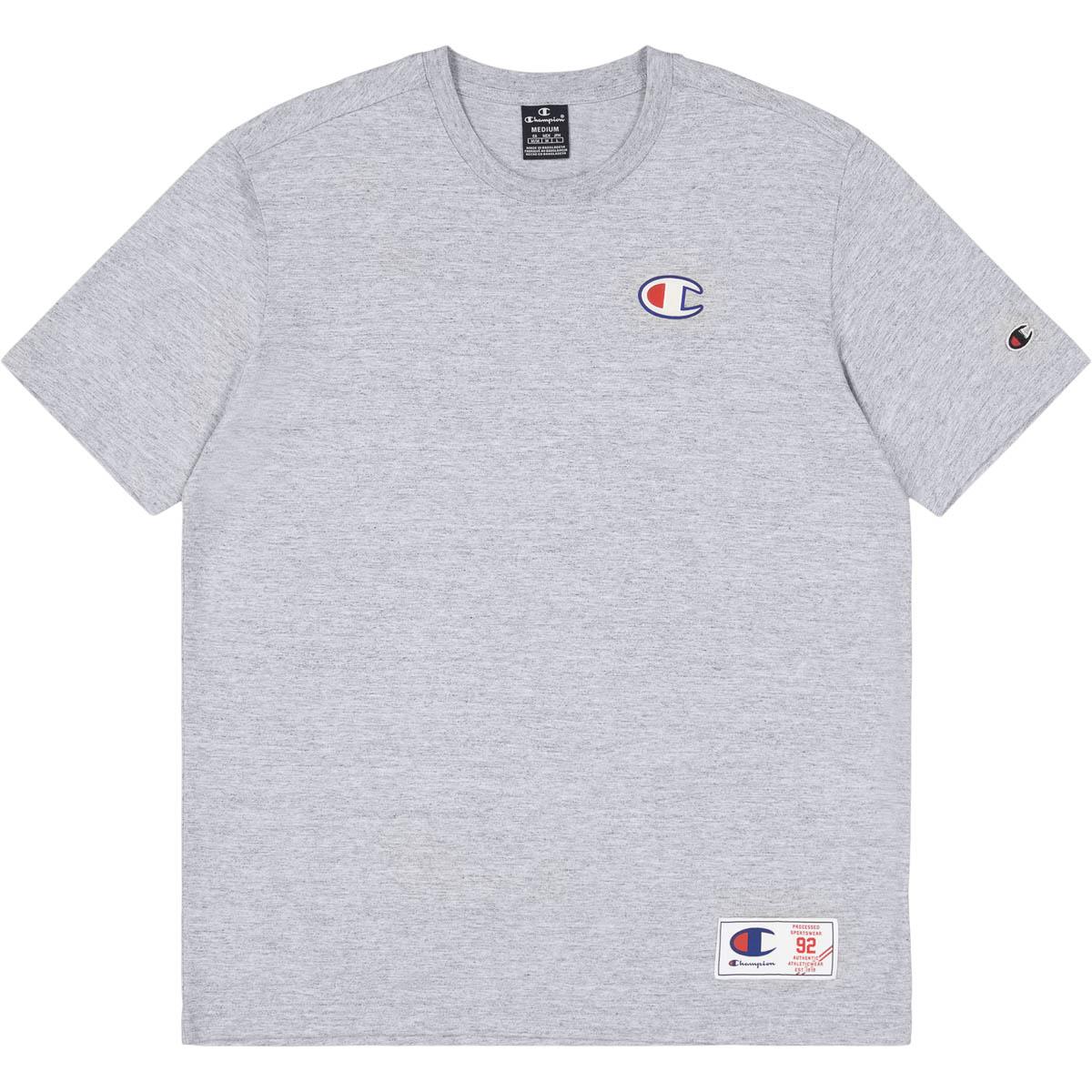 Champion Jocktag Cotton T-skjorte Herre New Oxford Grey Melange