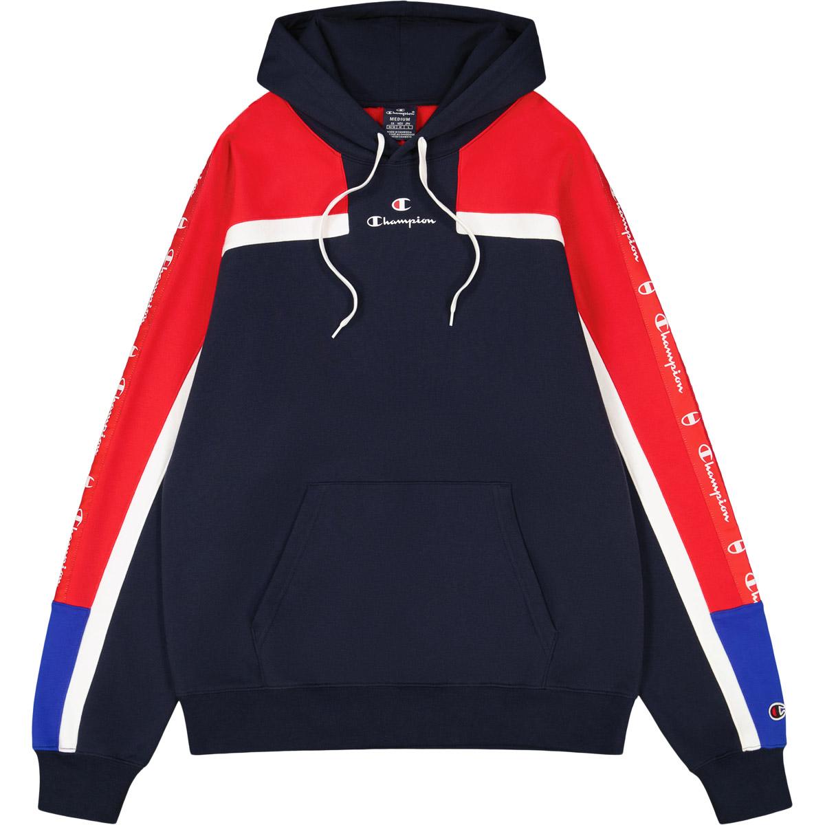 Champion Hooded Colorblock Hettegenser Herre Sky Captain