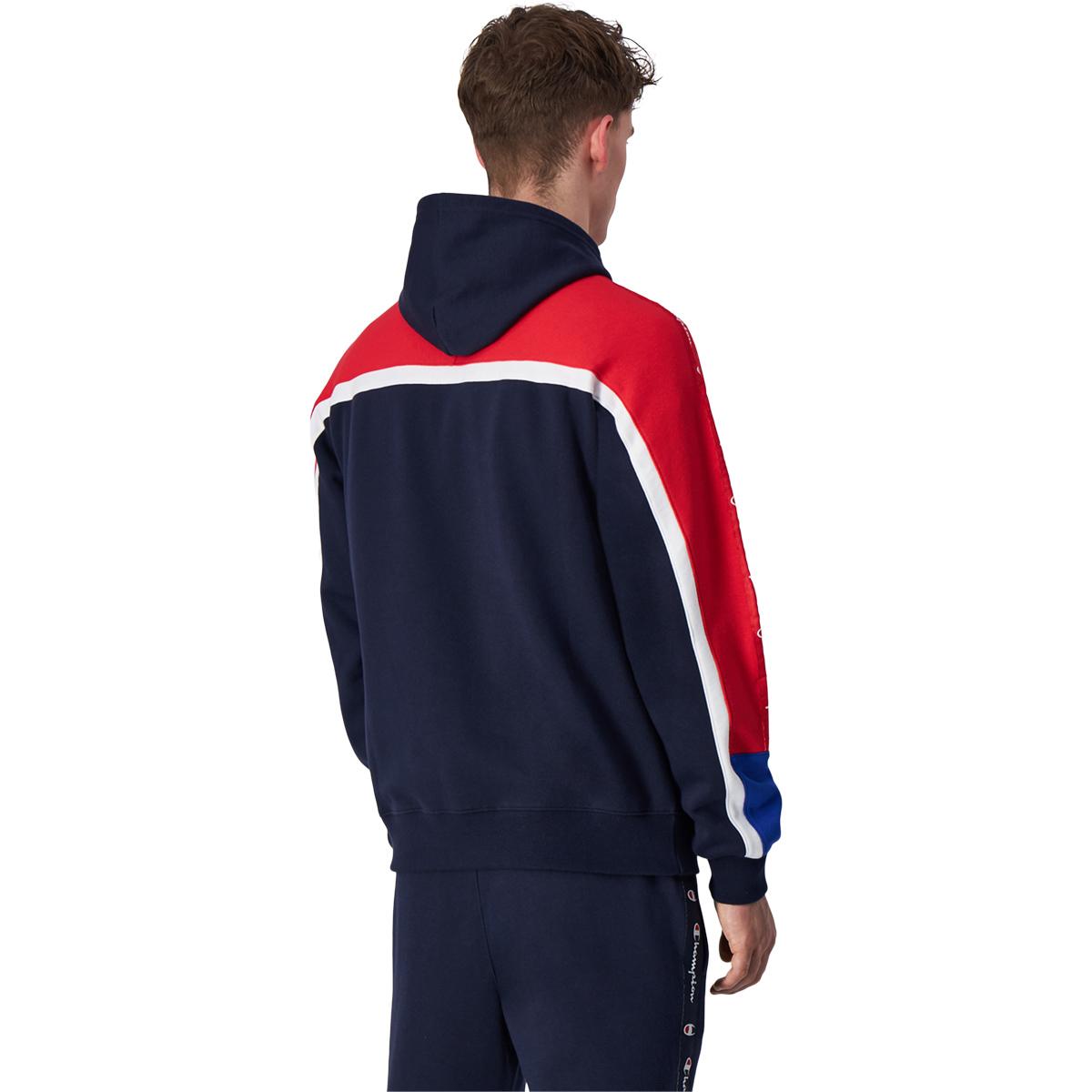 Champion Hooded Colorblock Hettegenser Herre Sky Captain
