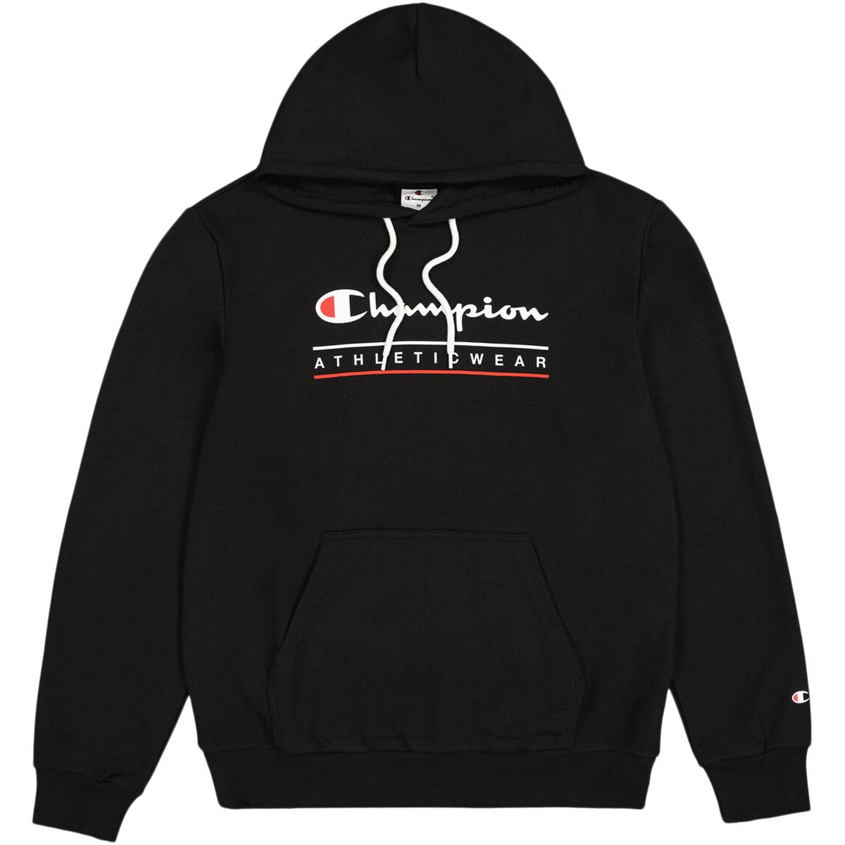 Champion Big Logo Athleticwear Hettegenser Herre Black Beauty