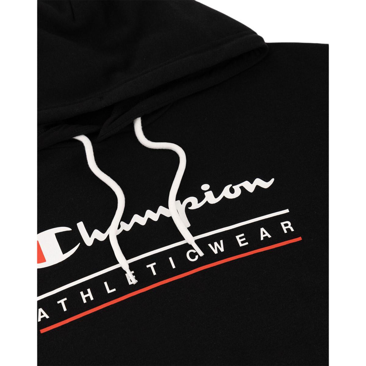 Champion Big Logo Athleticwear Hettegenser Herre Black Beauty