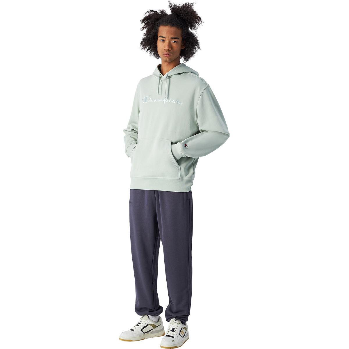 Champion Tonal Big Logo Hettegenser Herre CLEVER SAGE