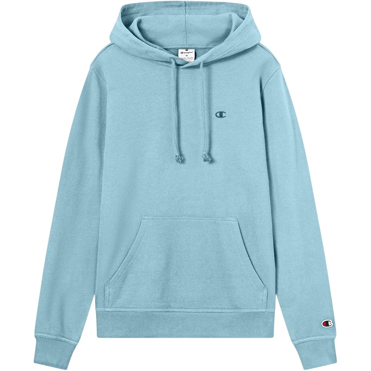 Champion Tonal Logo Hettegenser Herre Light Blue