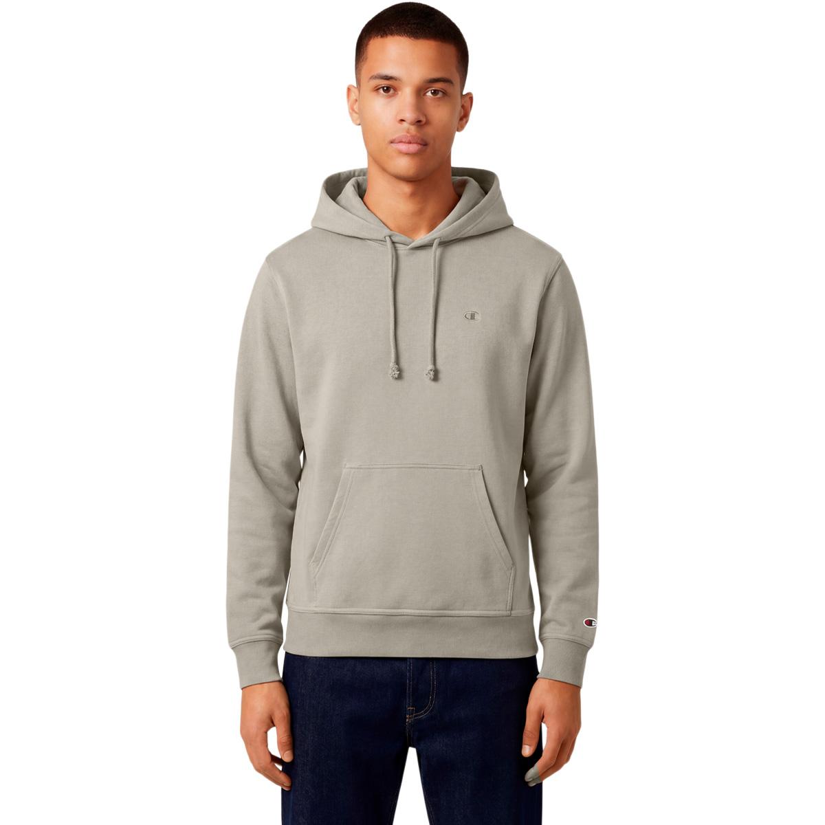 Champion Tonal Logo Hettegenser Herre Grey