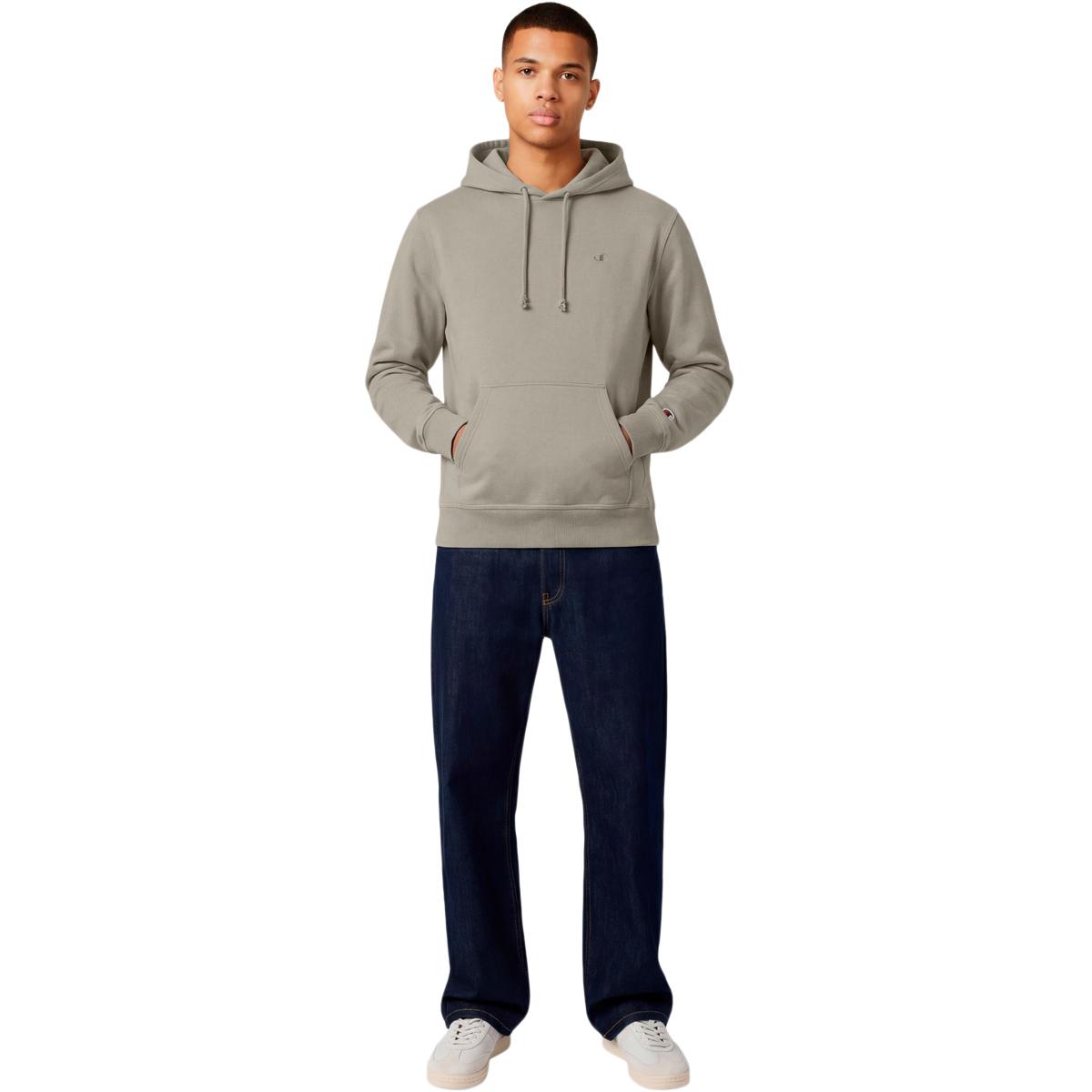 Champion Tonal Logo Hettegenser Herre Grey