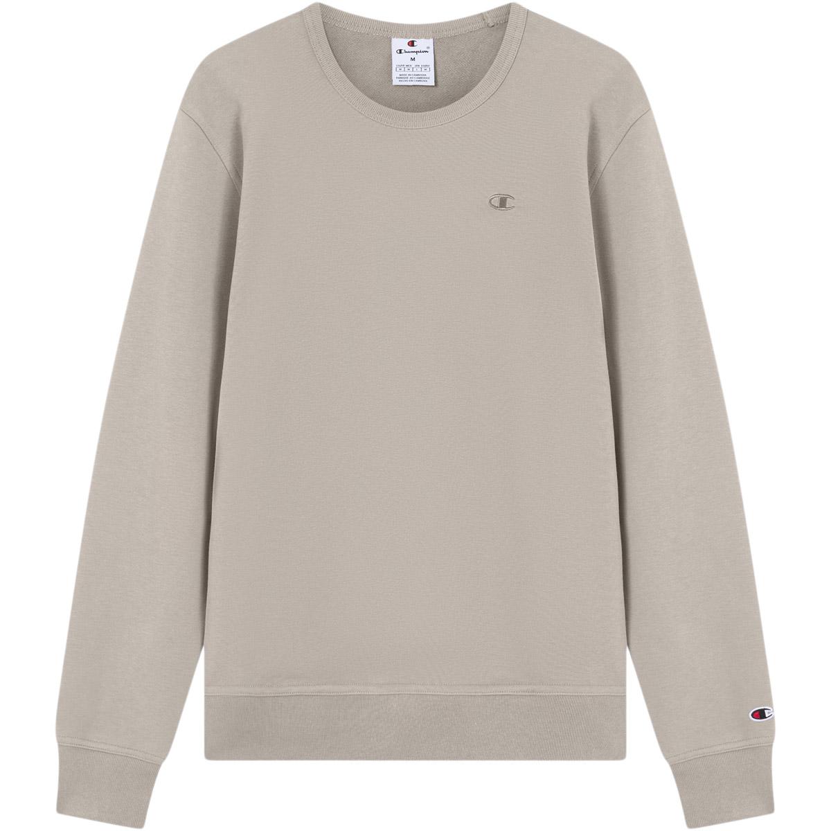 Champion Crewneck Tonal Logo Sweatshirt Herre Grey