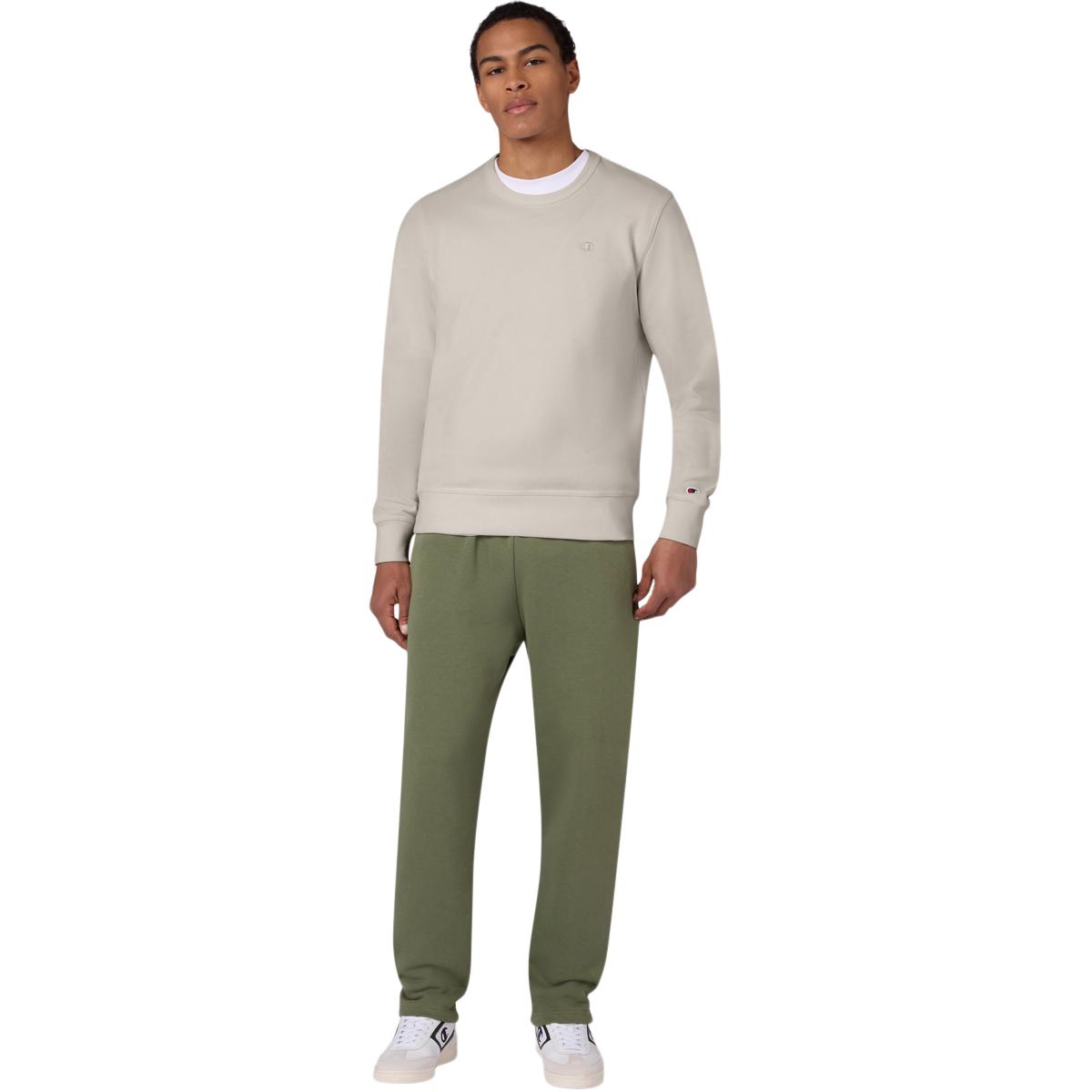 Champion Crewneck Tonal Logo Sweatshirt Herre Grey