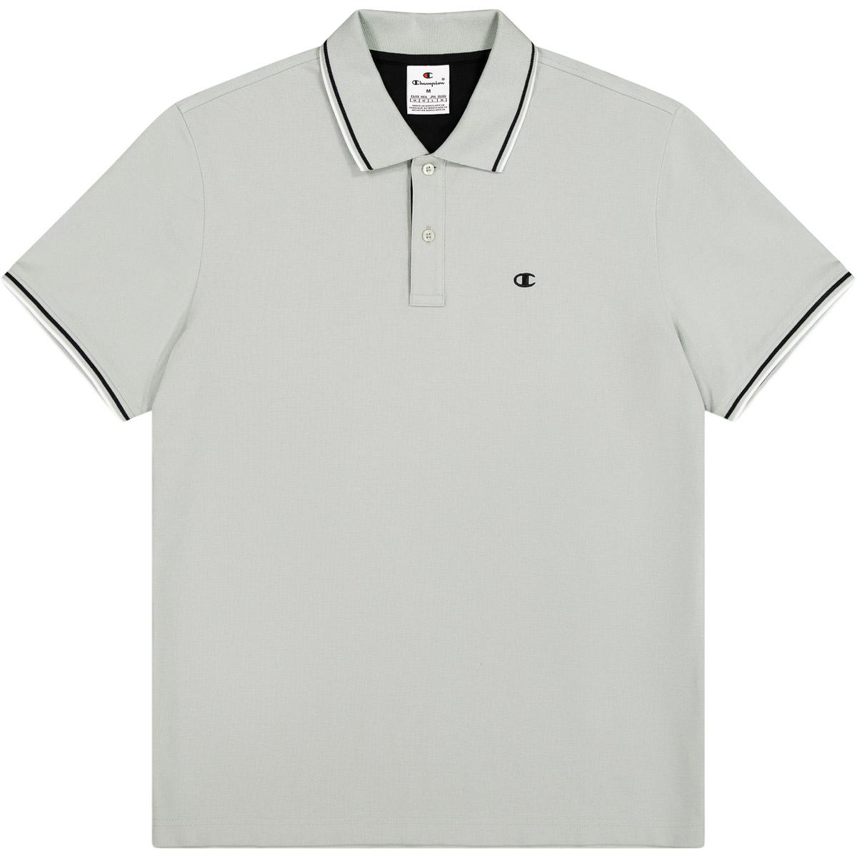 Champion Logo Pique Polo T-skjorte Herre CLEVER SAGE