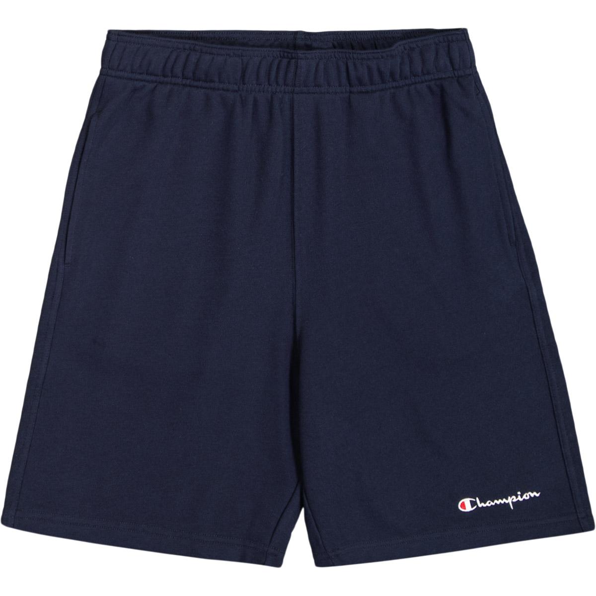 Champion Small Red Script Bermuda Sweatshorts Herre Sky Captain