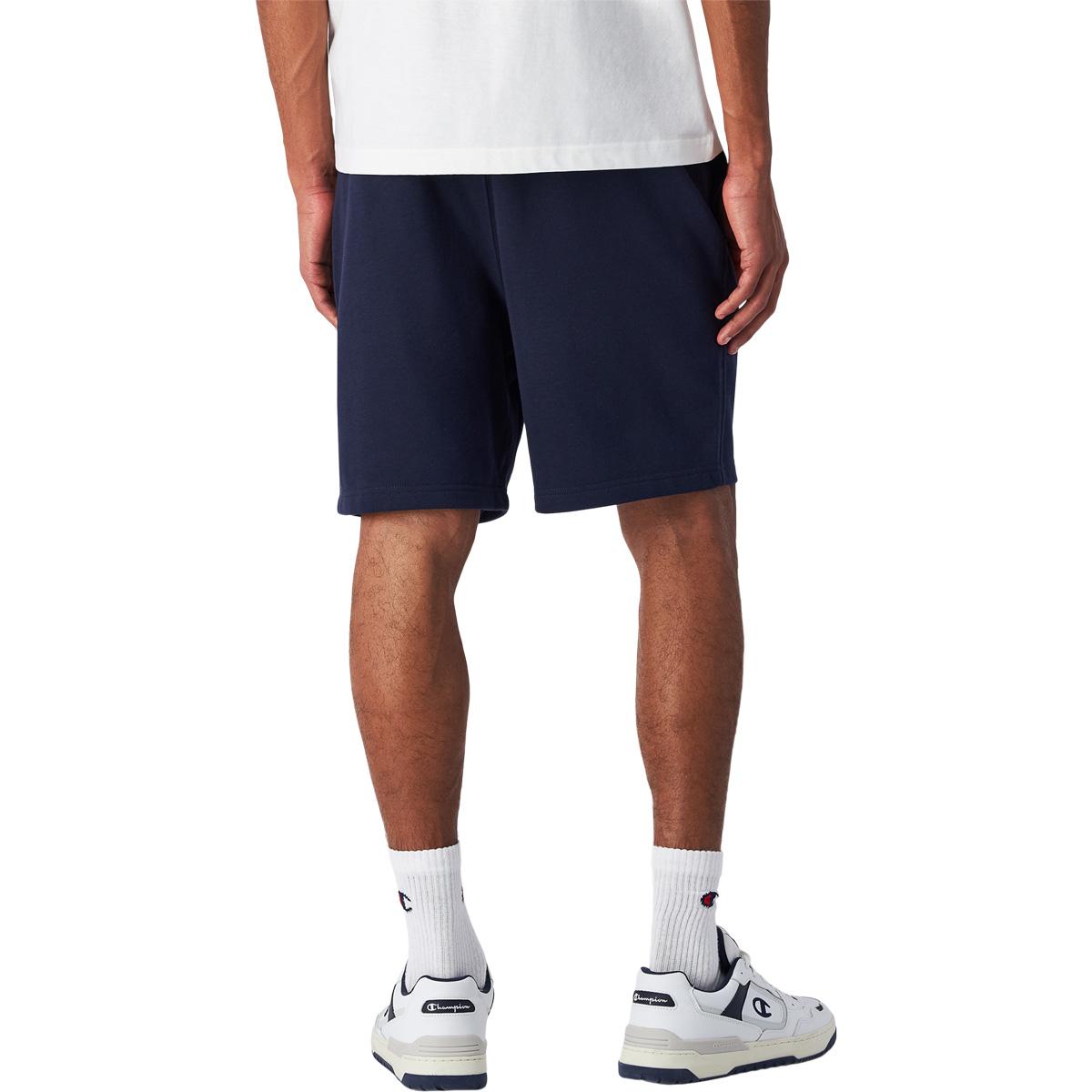 Champion Small Red Script Bermuda Sweatshorts Herre Sky Captain