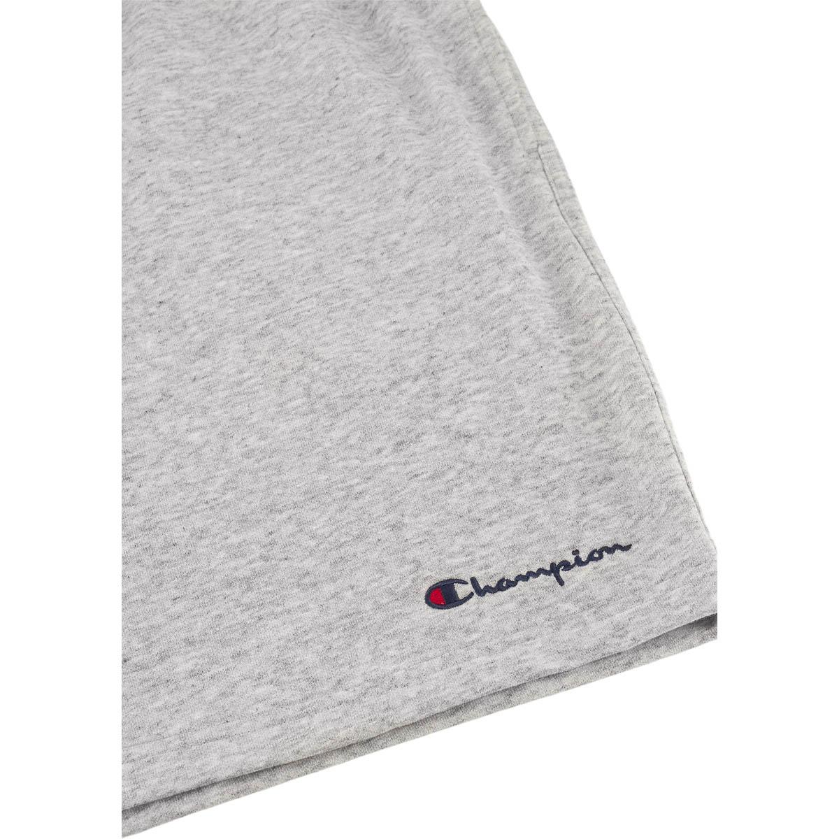 Champion Small Red Script Bermuda Sweatshorts Herre New Oxford Grey Melange