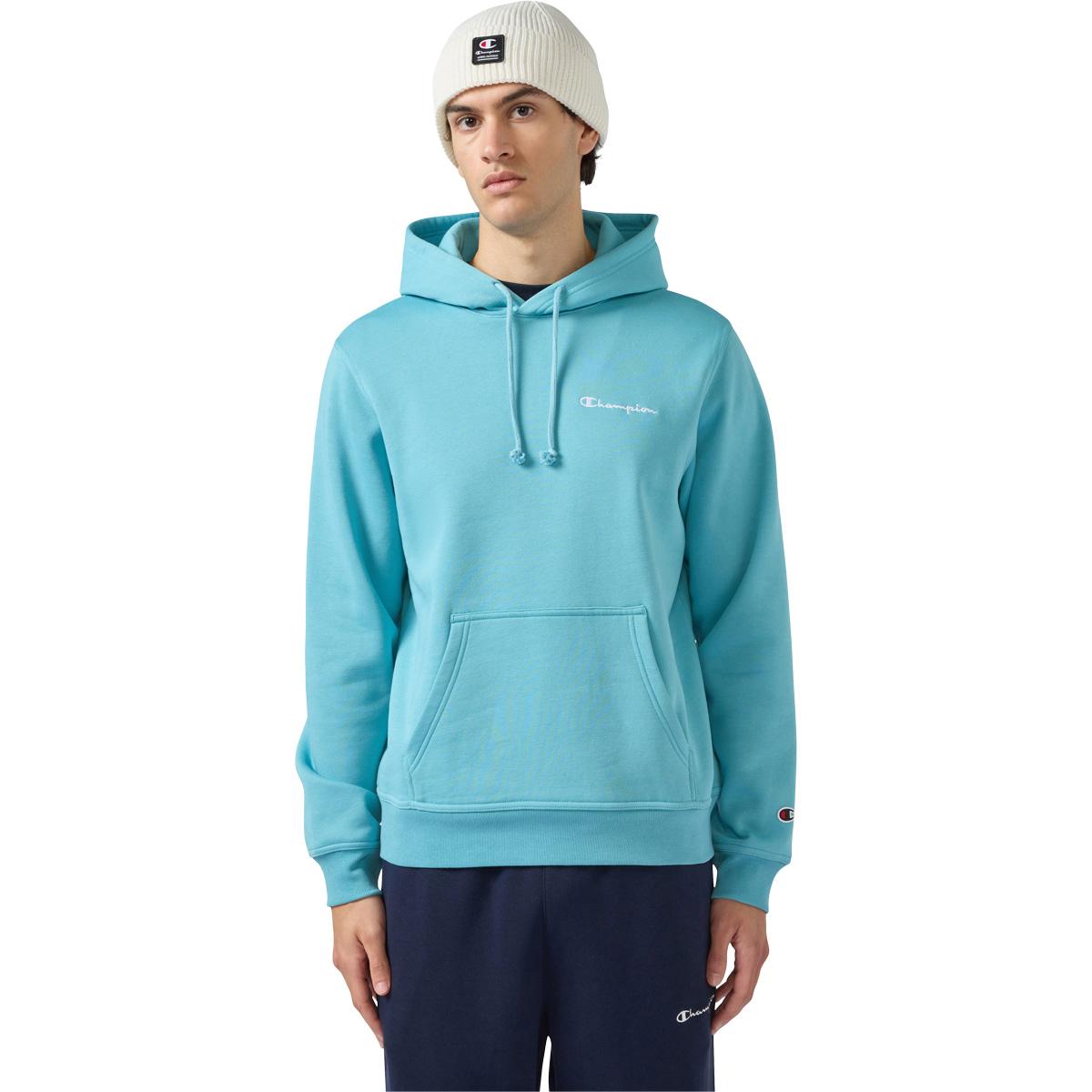 Champion Small Script Logo Hettegenser Herre Blue