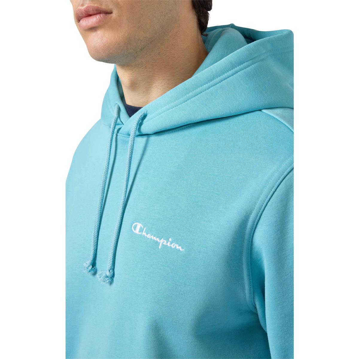 Champion Small Script Logo Hettegenser Herre Blue