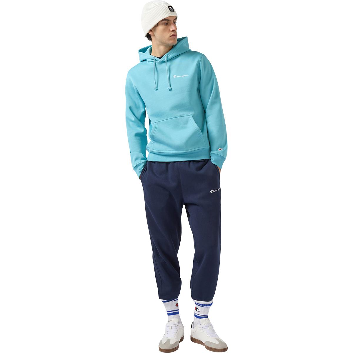 Champion Small Script Logo Hettegenser Herre Blue