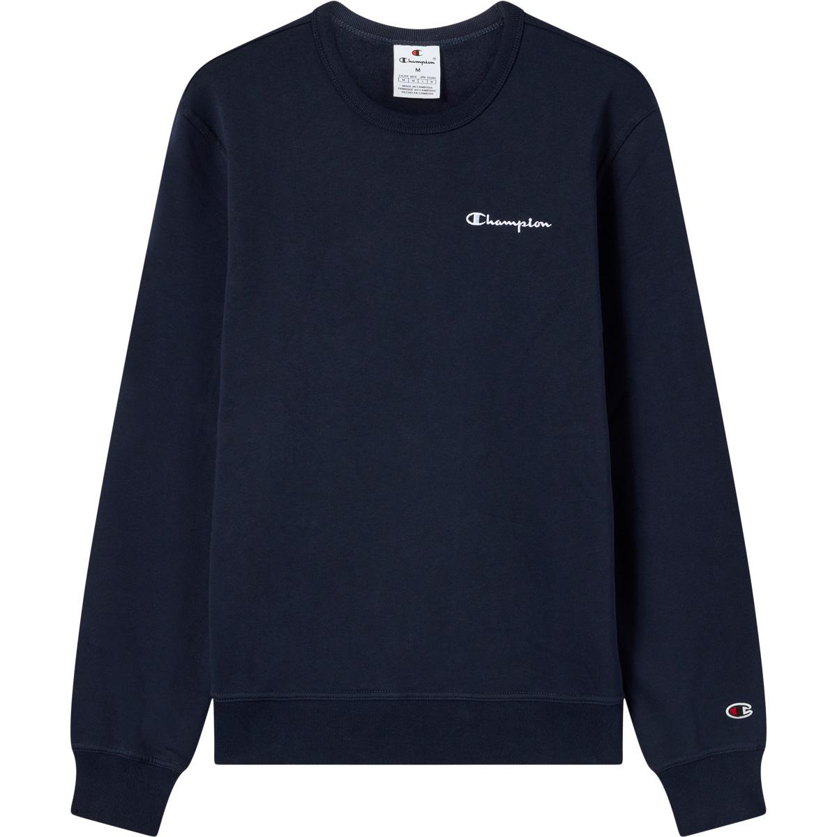 Champion Embroidered Logo Icons Sweatshirt Herre Navy