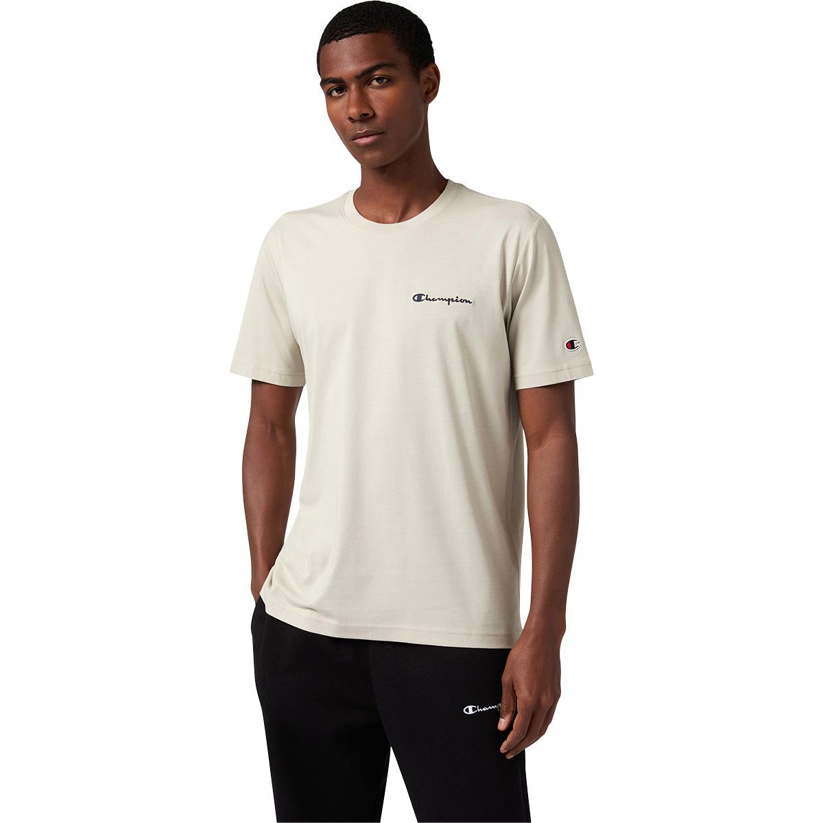 Champion Embroidered Small Logo T-skjorte Herre Beige