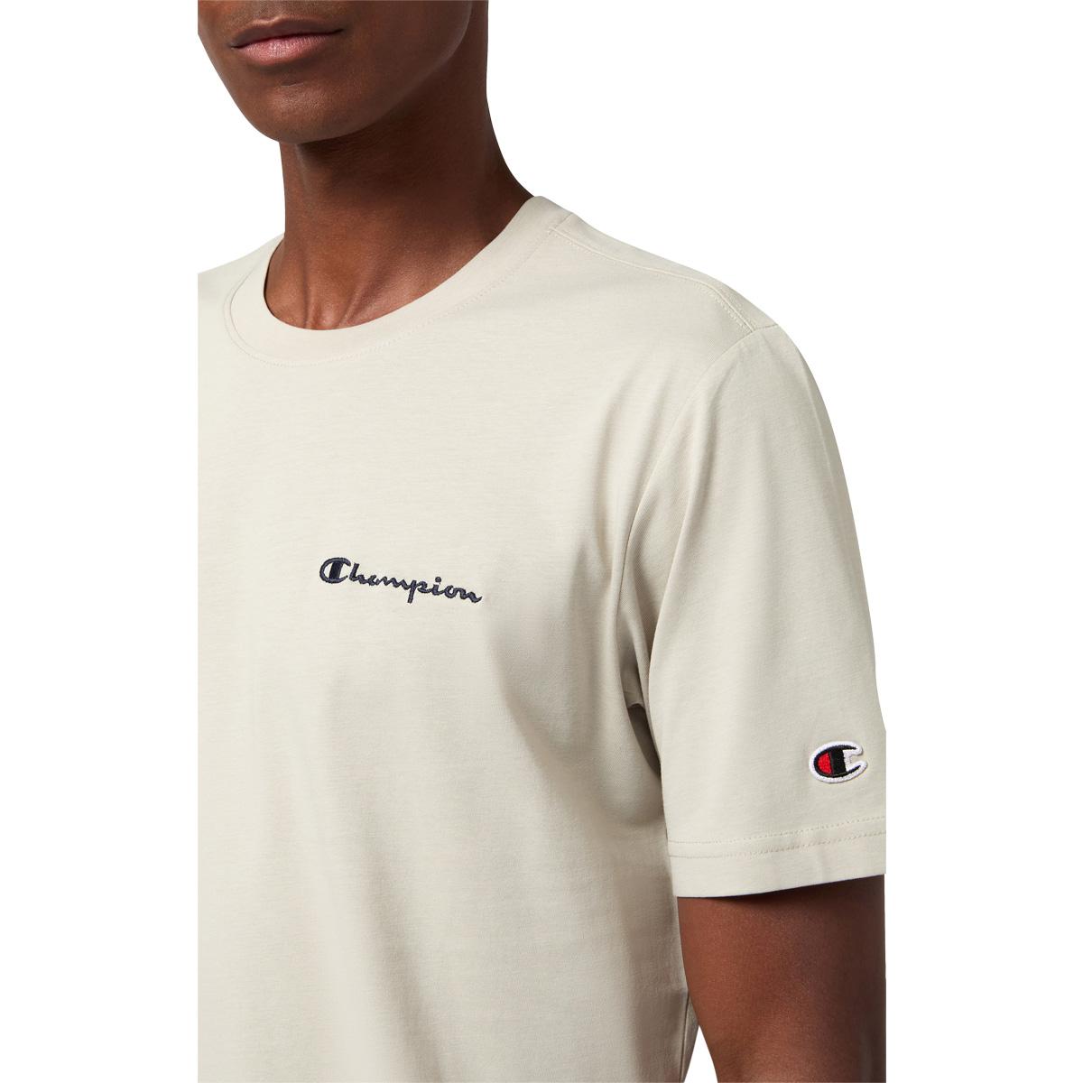 Champion Embroidered Small Logo T-skjorte Herre Beige