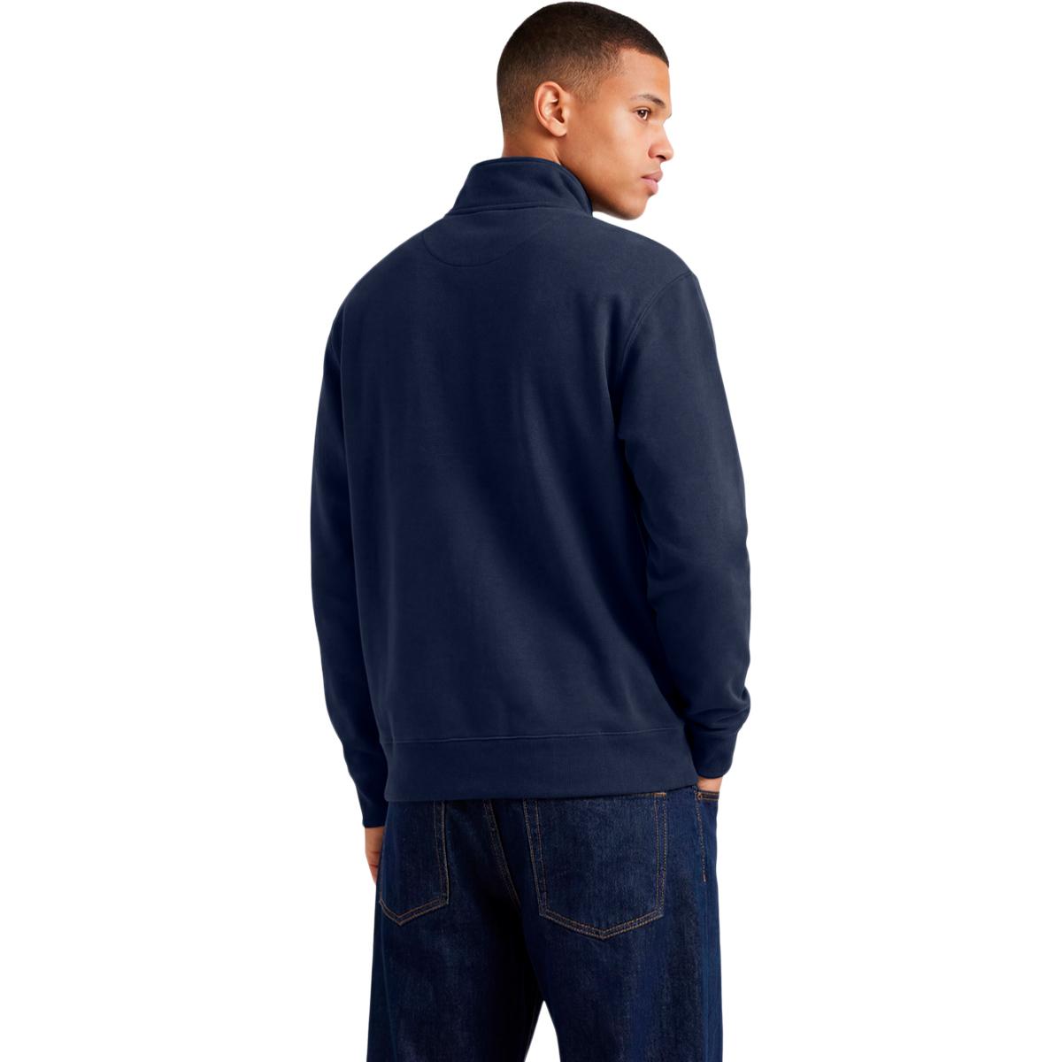 Champion Icons Tonal Half Zip Sweatshirt Herre Navy