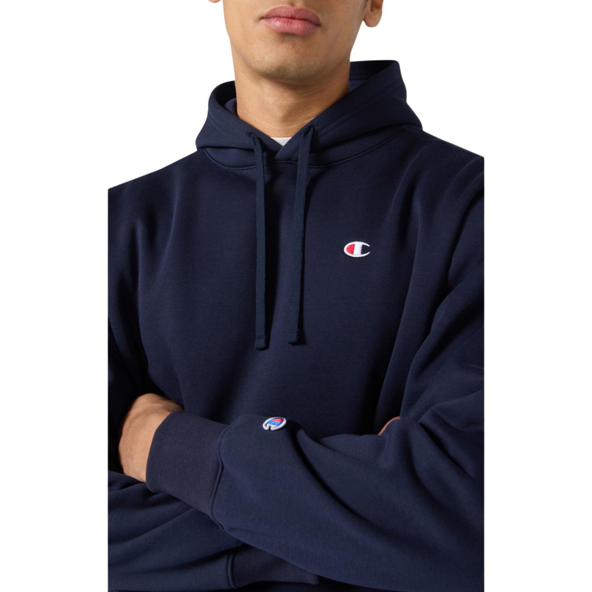Champion Embroidered C Logo Hettegenser Herre Navy