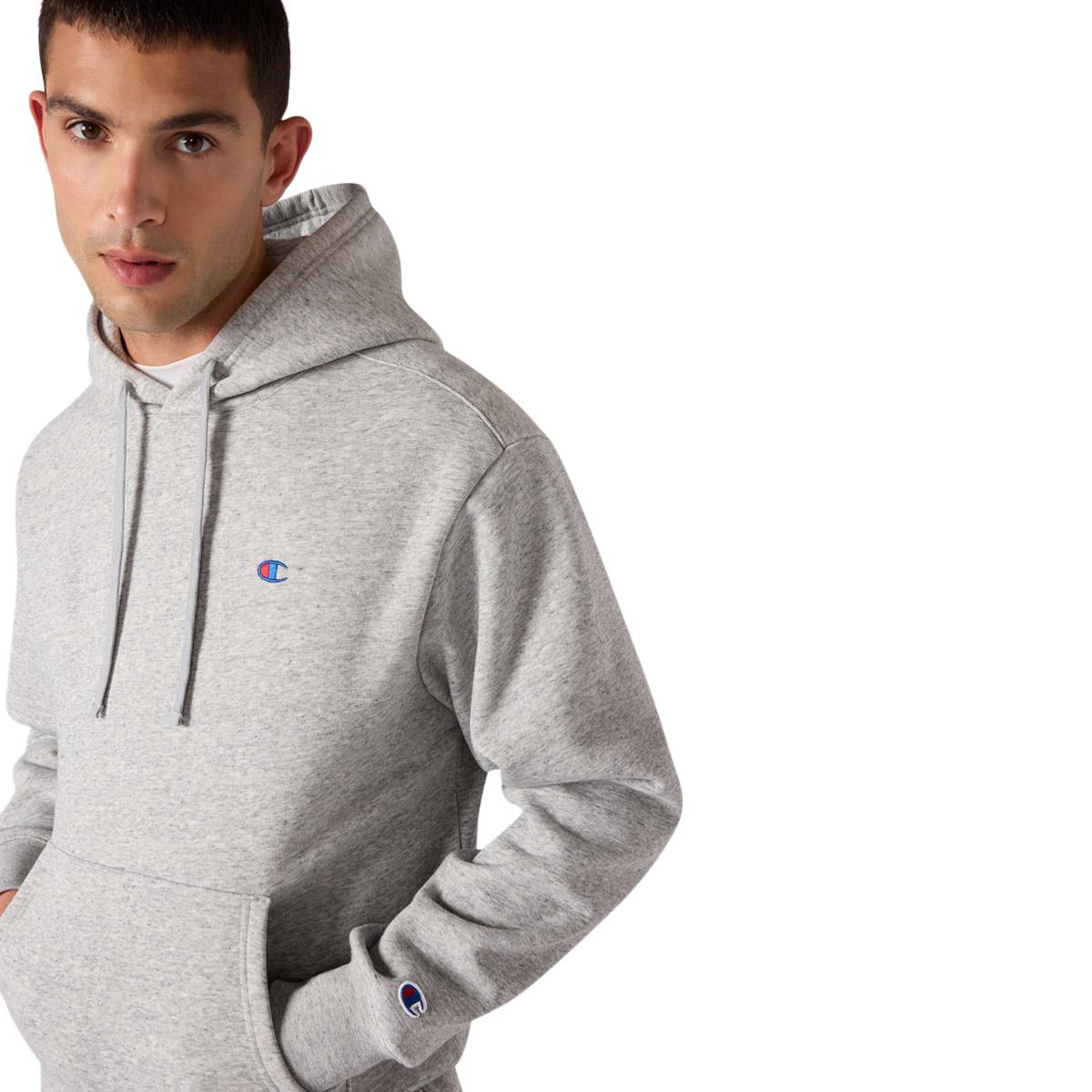 Champion Embroidered C Logo Hettegenser Herre Grey