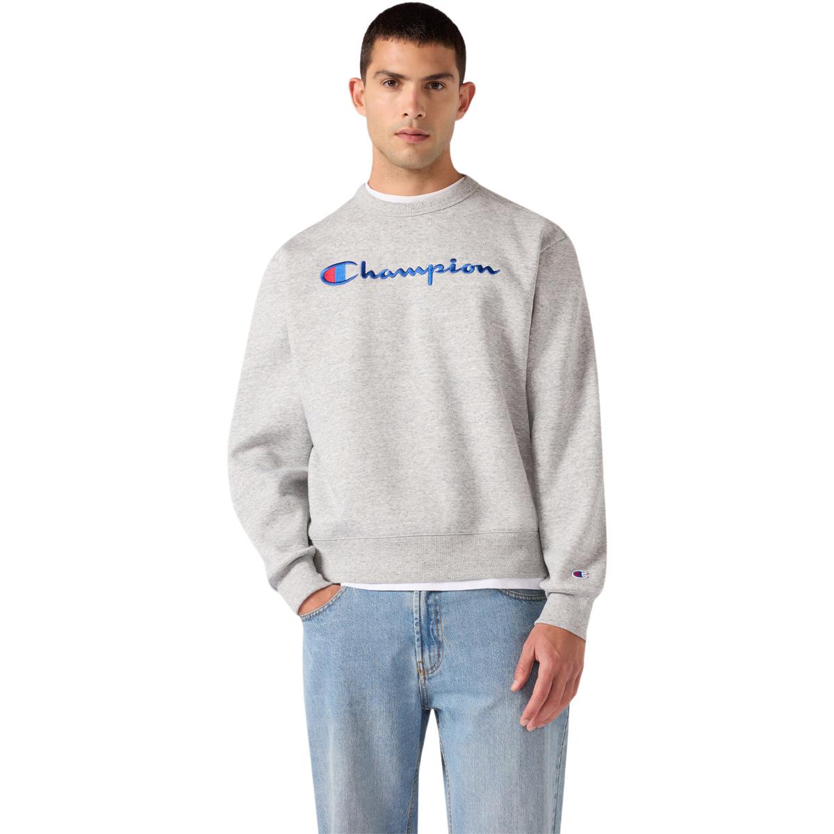 Champion Big Script Logo Sweatshirt Herre NOXM