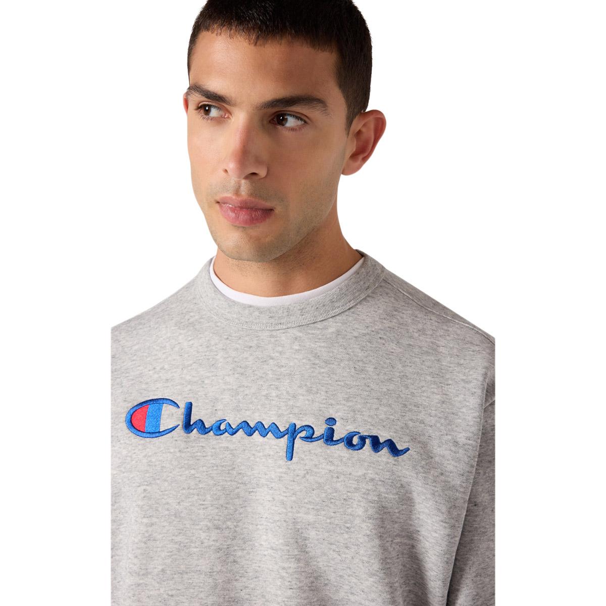 Champion Big Script Logo Sweatshirt Herre NOXM