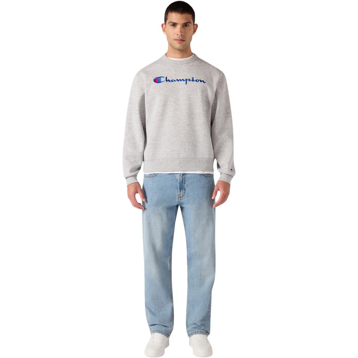 Champion Big Script Logo Sweatshirt Herre NOXM