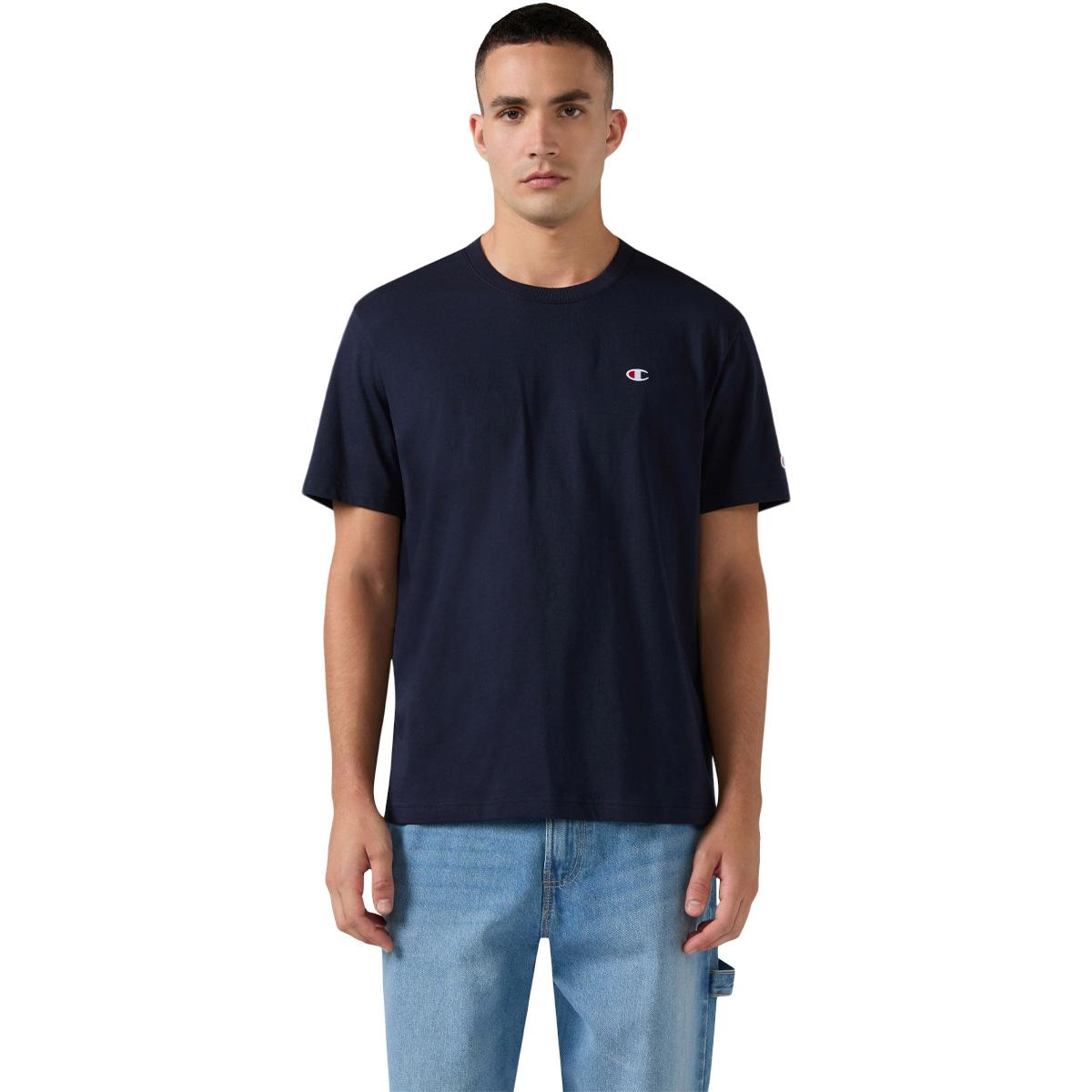Champion Crewneck T-skjorte Herre Navy